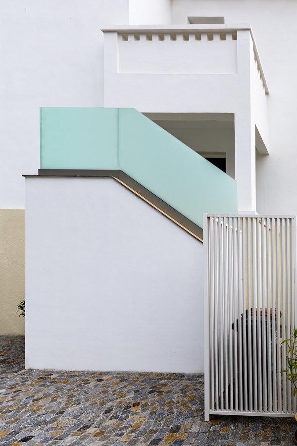 Weiße Villa
